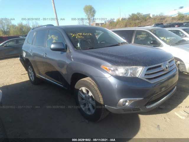 TOYOTA HIGHLANDER 2012 5tdbk3ehxcs121784