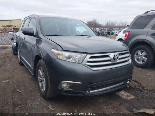 TOYOTA HIGHLANDER 2012 5tdbk3ehxcs125642