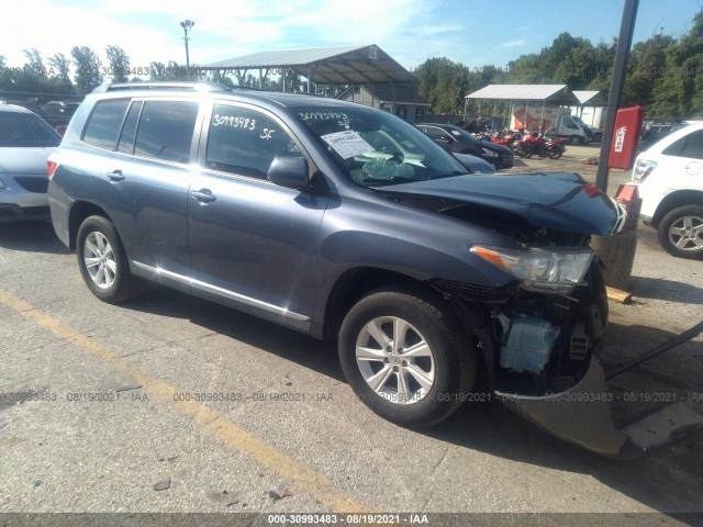 TOYOTA HIGHLANDER 2012 5tdbk3ehxcs136429