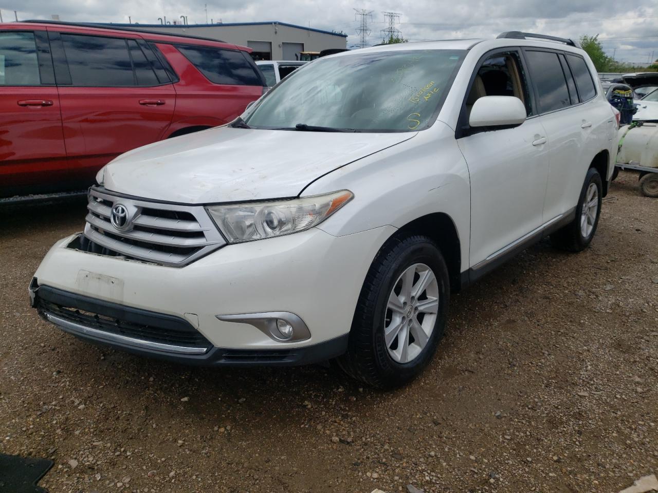 TOYOTA HIGHLANDER 2012 5tdbk3ehxcs144336