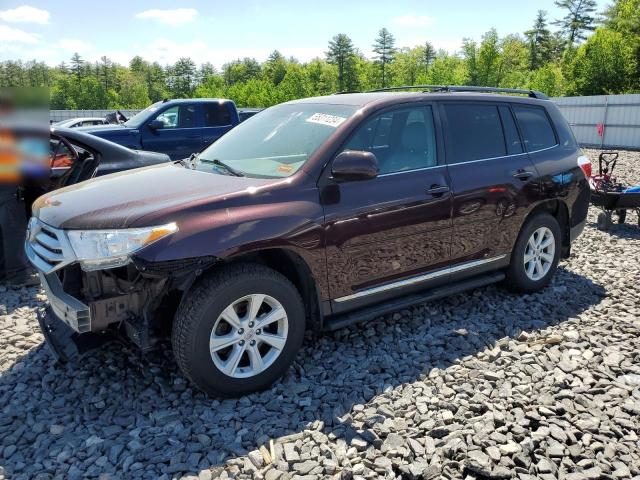 TOYOTA HIGHLANDER 2012 5tdbk3ehxcs150363