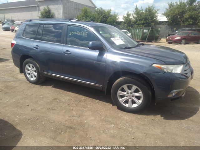 TOYOTA HIGHLANDER 2012 5tdbk3ehxcs156292