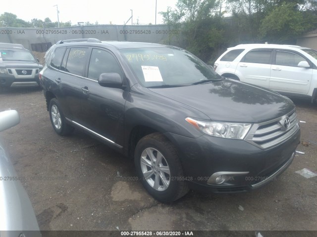 TOYOTA HIGHLANDER 2012 5tdbk3ehxcs161752