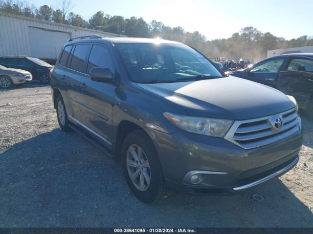 TOYOTA HIGHLANDER 2012 5tdbk3ehxcs165851