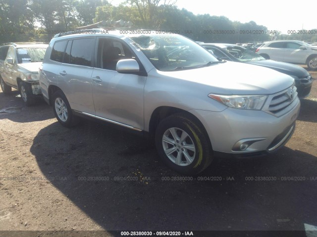 TOYOTA HIGHLANDER 2012 5tdbk3ehxcs168796