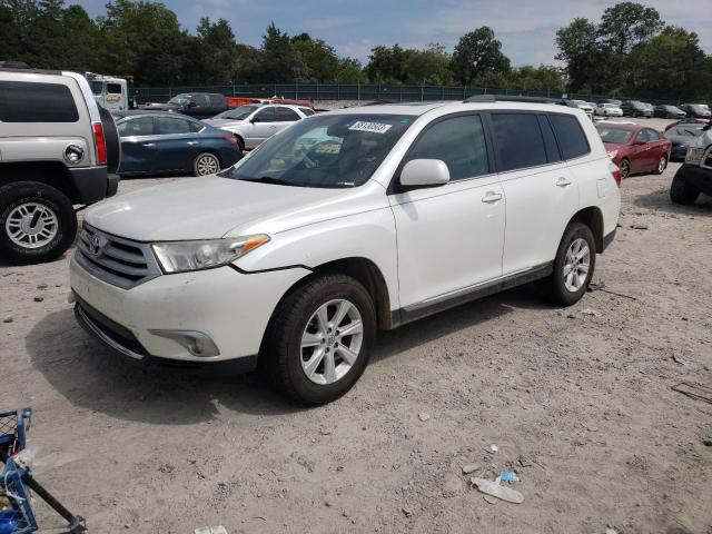 TOYOTA HIGHLANDER 2012 5tdbk3ehxcs174503