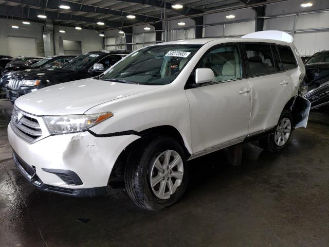 TOYOTA HIGHLANDER 2013 5tdbk3ehxds183252