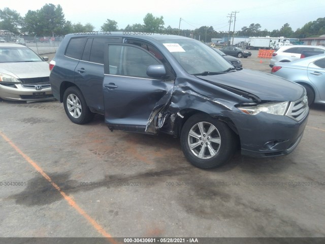 TOYOTA HIGHLANDER 2013 5tdbk3ehxds198107