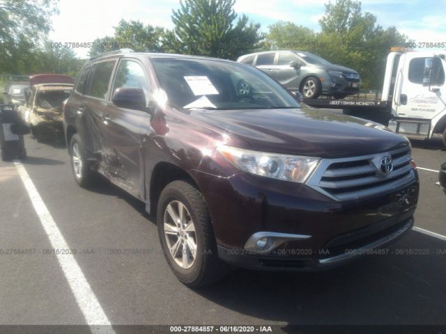 TOYOTA HIGHLANDER 2013 5tdbk3ehxds204407