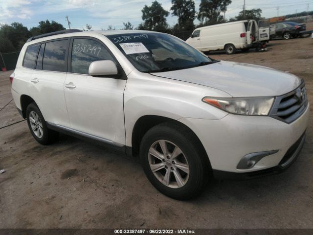 TOYOTA HIGHLANDER 2013 5tdbk3ehxds222891