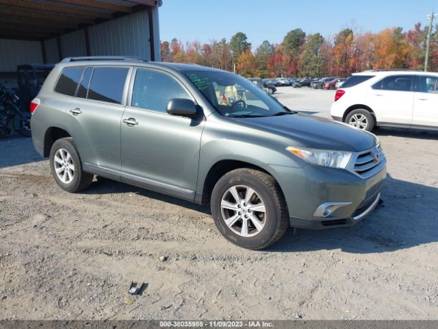 TOYOTA HIGHLANDER 2013 5tdbk3ehxds227878