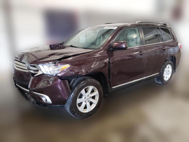 TOYOTA HIGHLANDER 2013 5tdbk3ehxds236015