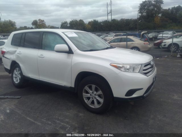 TOYOTA HIGHLANDER 2013 5tdbk3ehxds243479