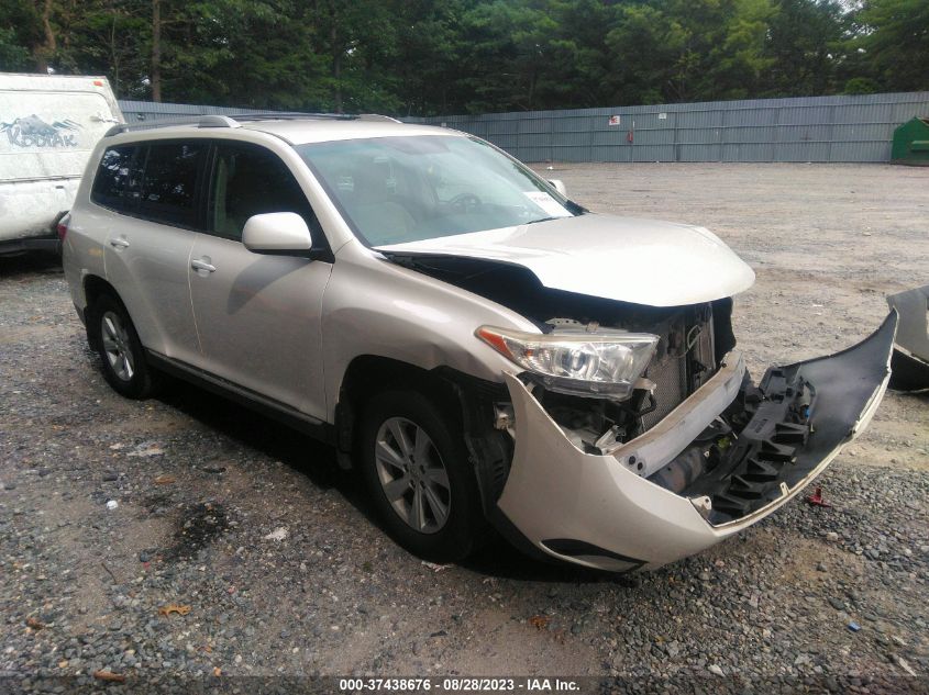 TOYOTA HIGHLANDER 2013 5tdbk3ehxds244566