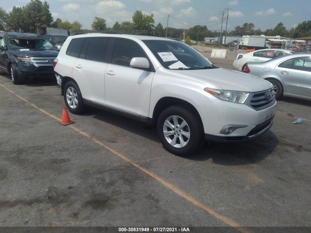 TOYOTA HIGHLANDER 2013 5tdbk3ehxds245359