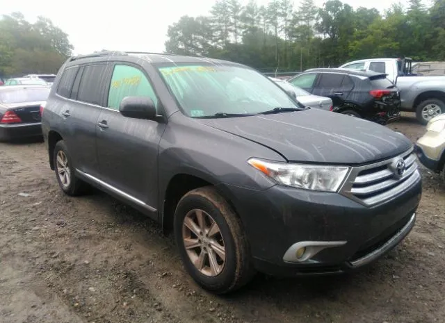 TOYOTA HIGHLANDER 2013 5tdbk3ehxds268026