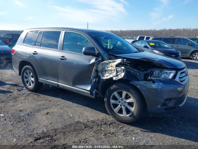 TOYOTA HIGHLANDER 2013 5tdbk3ehxds268172