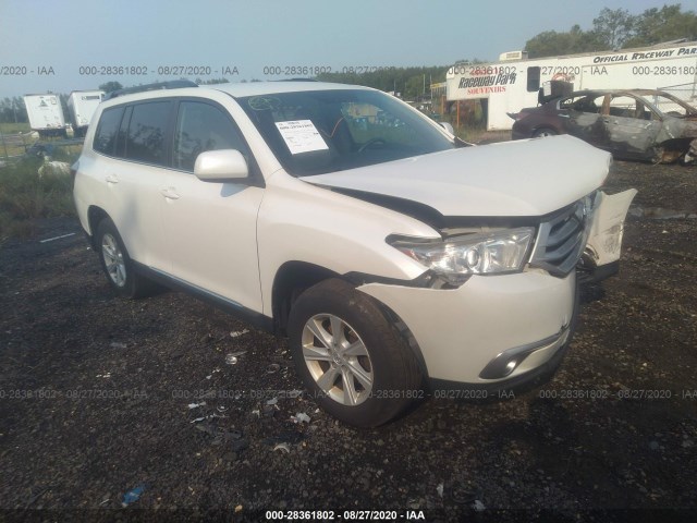 TOYOTA HIGHLANDER 2013 5tdbk3ehxds278314