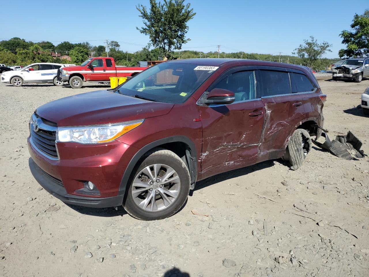 TOYOTA HIGHLANDER 2014 5tdbkrfh0es022752