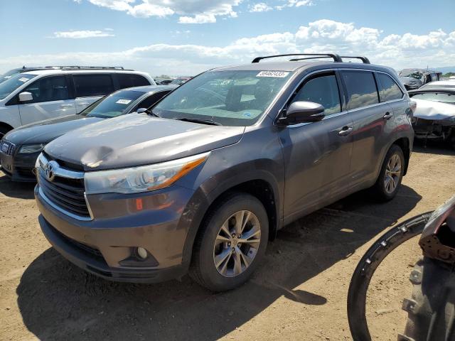 TOYOTA HIGHLANDER 2015 5tdbkrfh0fs203531