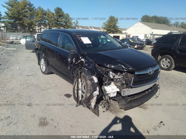 TOYOTA HIGHLANDER 2016 5tdbkrfh0gs236093