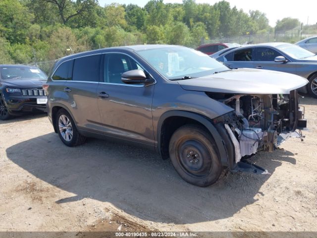 TOYOTA HIGHLANDER 2016 5tdbkrfh0gs349252