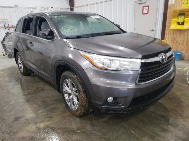 TOYOTA HIGHLANDER 2015 5tdbkrfh1fs154484