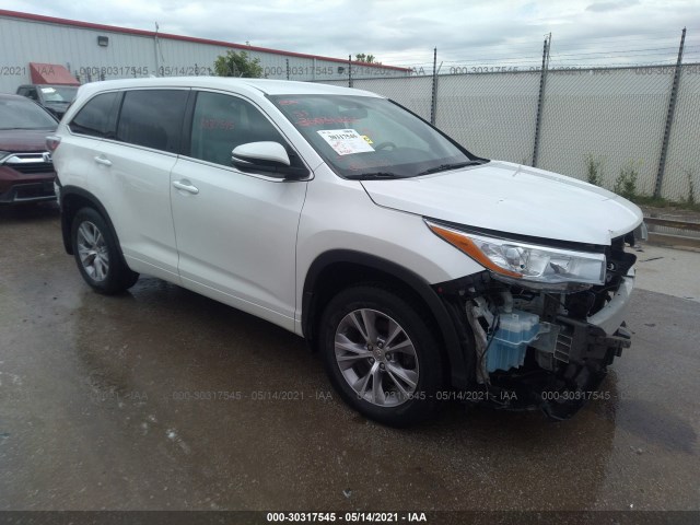 TOYOTA HIGHLANDER 2015 5tdbkrfh1fs155859