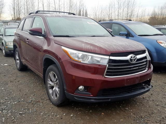 TOYOTA HIGHLANDER 2015 5tdbkrfh1fs163086