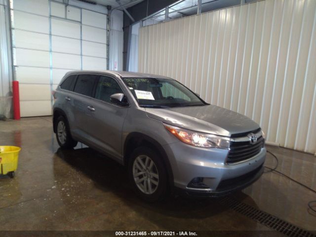 TOYOTA HIGHLANDER 2015 5tdbkrfh1fs169888