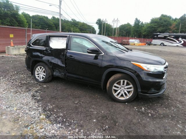 TOYOTA HIGHLANDER 2015 5tdbkrfh1fs192104