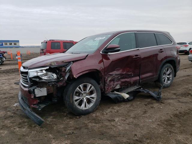 TOYOTA HIGHLANDER 2015 5tdbkrfh1fs197366