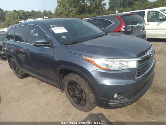 TOYOTA HIGHLANDER 2016 5tdbkrfh1gs245465