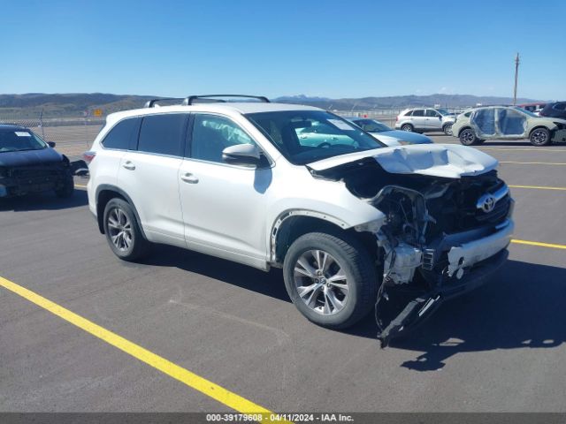 TOYOTA HIGHLANDER 2016 5tdbkrfh1gs293578