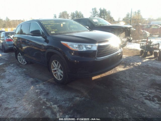 TOYOTA HIGHLANDER 2014 5tdbkrfh2es034840