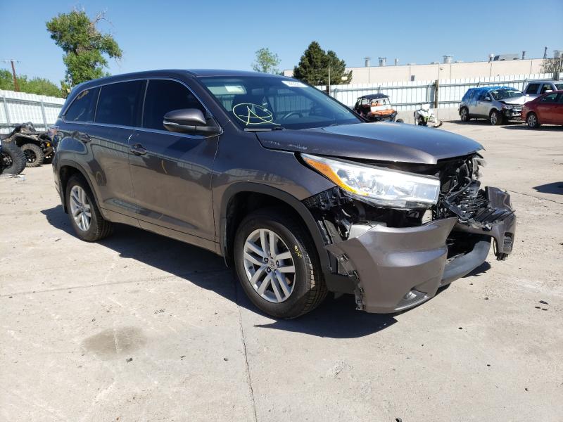 TOYOTA HIGHLANDER 2014 5tdbkrfh2es043974