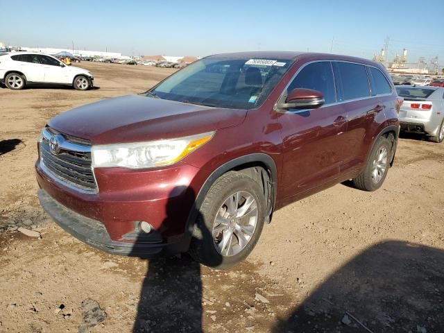 TOYOTA HIGHLANDER 2014 5tdbkrfh2es049631