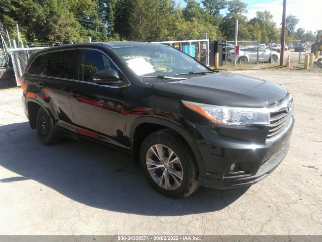 TOYOTA HIGHLANDER 2014 5tdbkrfh2es059379