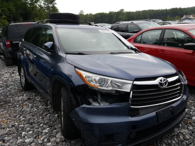 TOYOTA HIGHLANDER 2014 5tdbkrfh2es061049