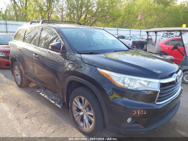 TOYOTA HIGHLANDER 2015 5tdbkrfh2fs117346