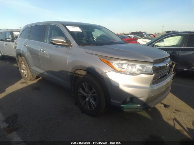 TOYOTA HIGHLANDER 2015 5tdbkrfh2fs128153