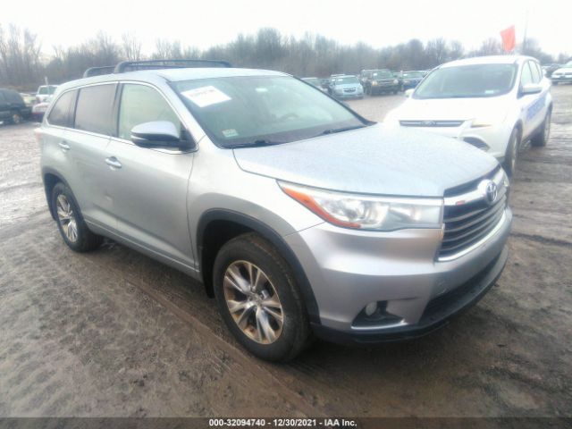 TOYOTA HIGHLANDER 2015 5tdbkrfh2fs158298