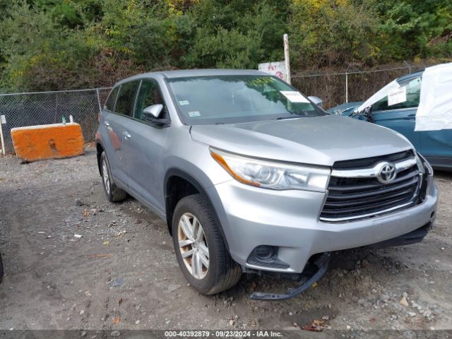 TOYOTA HIGHLANDER 2015 5tdbkrfh2fs177014