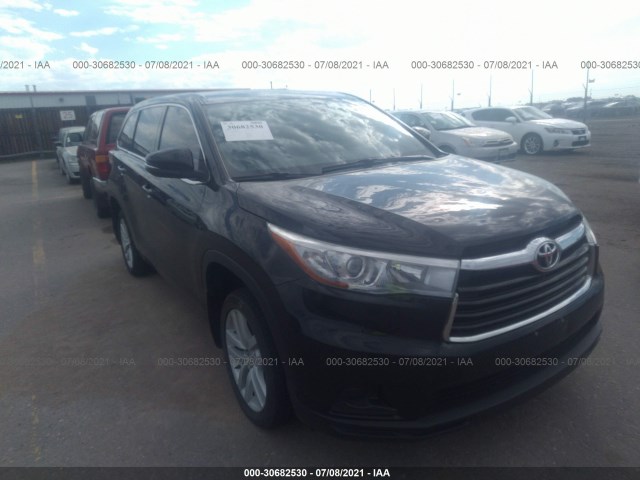 TOYOTA HIGHLANDER 2015 5tdbkrfh2fs200226