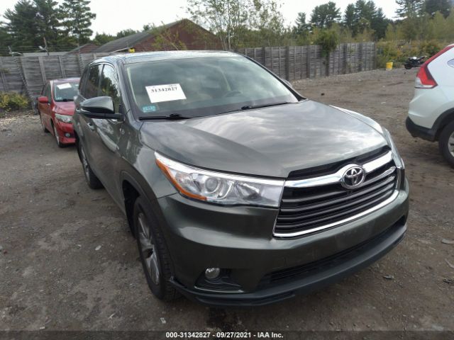 TOYOTA HIGHLANDER 2015 5tdbkrfh2fs216846