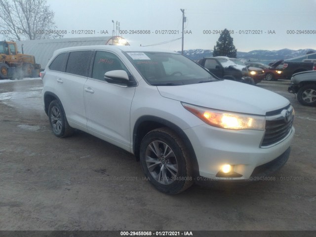 TOYOTA HIGHLANDER 2016 5tdbkrfh2gs232420