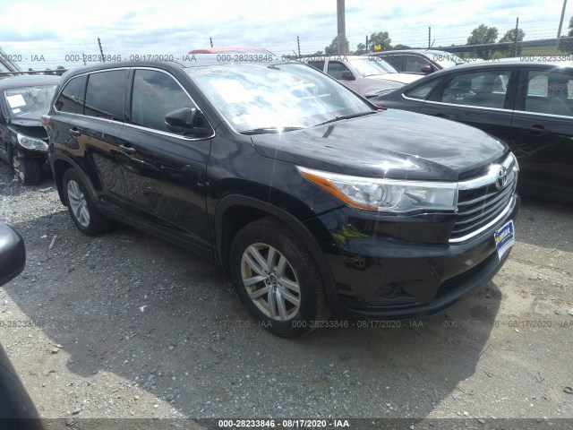 TOYOTA HIGHLANDER 2016 5tdbkrfh2gs241988