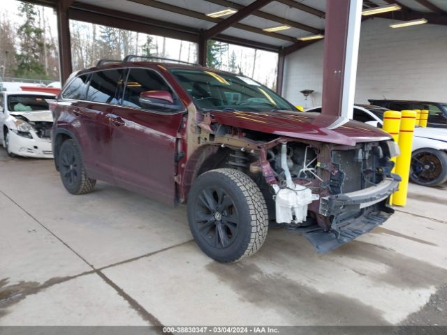 TOYOTA HIGHLANDER 2016 5tdbkrfh2gs334719