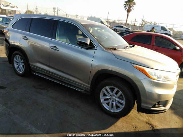 TOYOTA HIGHLANDER 2014 5tdbkrfh3es028920