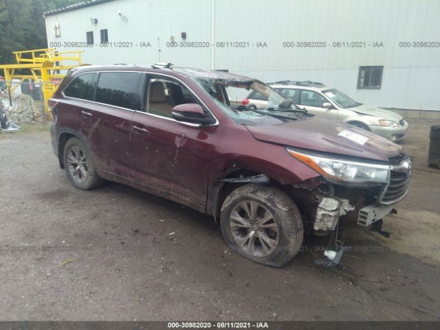 TOYOTA HIGHLANDER 2015 5tdbkrfh3fs104704